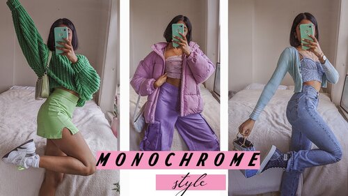 20 monochromatic outfit ideas ð - YouTube