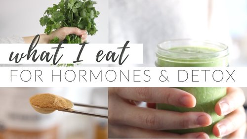 WHAT I EAT IN A DAY | for hormone balance & detox - YouTube