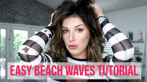 EASY BEACH WAVES TUTORIAL *Updated* | My Everyday Hair Tutorial | Shenae Grimes-Beech - YouTube