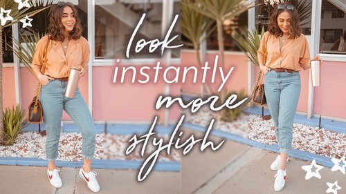 12 EASY STYLING TIPS TO LOOK INSTANTLY MORE STYLISH â¡ - YouTube