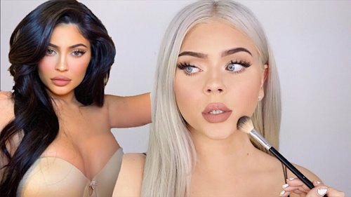 TRYING TO RECREATE KYLIE JENNER'S EVERYDAY MAKEUP LOOK - YouTube