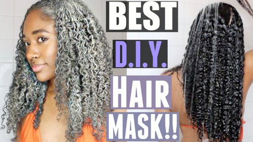 DIY Natural Hair Mask for Healthy Scalp & Hair! - YouTube
