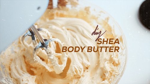 WHIPPED SHEA BUTTER  for DRY, DAMAGED, & SENSITIVE SKIN! - YouTube