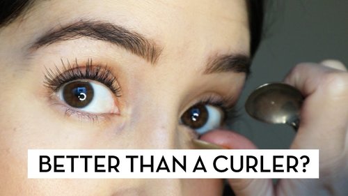 HOW TO CURL YOUR EYELASHES WITH A SPOON | Ana Molina - YouTube