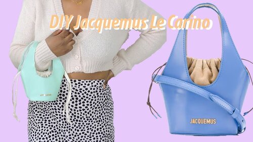 DIY Jacquemus Mini Bucket Bag (Le Carino) - YouTube