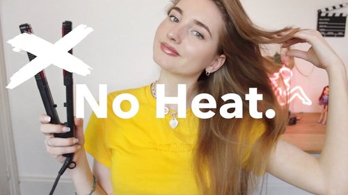 How to Straighten Hair with No Heat. (Every girl should know) - YouTube