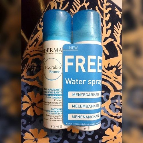 Because my first impression of @bioderma_indonesia Hydrabio Brume is really great, I decided to purchase the product at @guardianindonesia. With only 99k, you get a bottle of Hydrabio Brume 50ml and another one bottle for free! YEEEAY! Grab your Bioderma Hydrabio Brume at @guardianindonesia  while stocks last ladies... Thanks to @shapie_yupie as well! You rock girl! 
#bioderma_indonesia #sprayyourself #biodermaindonesia #biodermahydrabio #biodermaID #talkativetya #indonesianbeautyblogger #beautyevent #BeautyBlogger #beautybloggerindonesia #bioderma #clozetteID #bbloggers #BblogID