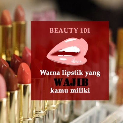 Who can resist a lipstick? Well, I definitely can't. Even though you already have a bunch of them, you still wanna have more! Before you buy another lipsticks, check my latest post about must-have lipstick colours.... Www.talkativetya.com/2015/06/4-warna-lipstik-wajib-punya.html

#lipgloss #lipstick #lipstain #lips #beauty #bbloggers #BBloggersID #indonesianbeautyblogger #beautyblogger #clozetteid #RedLipstick #nudelipsticks #pinklipstick #fuchsiapink #fuchsialipstick