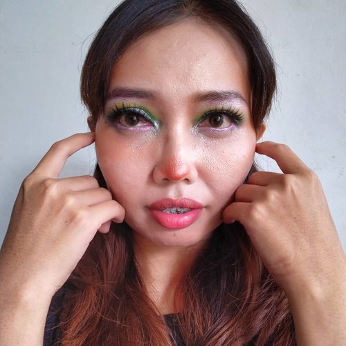 Contoh makeup ke pasar yang baik dan ambyar.#beautiesquad#clozetteid