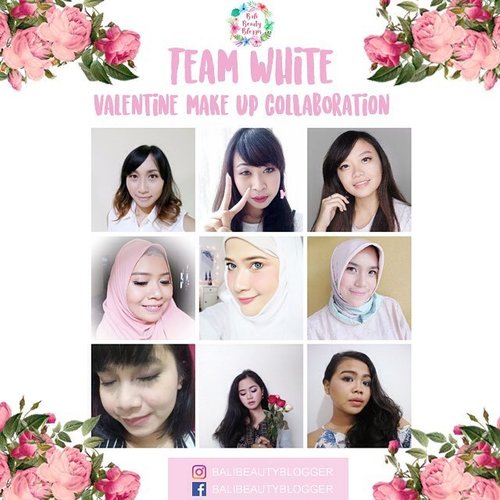 The White Gang in @balibeautyblogger first make up collab😻 #BBBteamwhite Go Check #bbbteamblack to see more👸🏻
.
.
.
.
.
.
#balibeautyblogger #BBBvalentinesday #makeupcollab #valentinesmakeup #clozette #clozetteid  #naturalmakeup