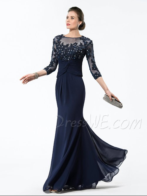 Hot selling Jewel Appliques/Sequins Evening Dress 10870191 - Mother Dresses 2014 - Dresswe.Com