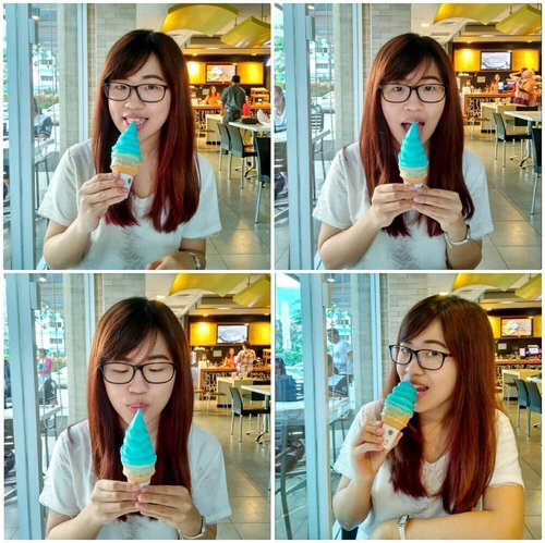 This is how i enjoyed my current favourite ice cream from @mcdonaldsid 😋😋
🍦 Sea Salt Caramel Cone Top 🍦
Love the taste and also love the color 😍😍
.
.
.
.
.
#icecream #desserts #seasaltcaramel #yummy #love #sweet #icecreamlover #icecreamaddict #enjoyed #potd #picoftheday  #vsco #vscocam #delicious #recommended #foodporn #jktfoodhunting #kulinerjkt #mcdonalds #indonesia #clozetteid