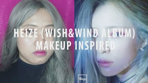 HEIZE (WISH&WIND ALBUM COVER) MAKEUP INSPIRED!!!❤ Product Details:💄 Spray :  @keepcool_official💄 Chusion : @superfacestudio 💄 Eyeshadow and Contour : @minuet.official 💄 Blush + Highlighter : @fentybeauty 💄 Mascara : @deborahmilano_id💄 Liptint : @peripera_official Cek my bio for see more details about spray, cushion and liptint ❤😊.#beautybloggerindonesia #clozetteid #charisceleb #charis #hicharis #heize #mianhae #헤이즈 #미아해 #koreanlook #koreanmakeup #kpop #peripera #superfacestudio #minuet #fentybeauty #keepcool