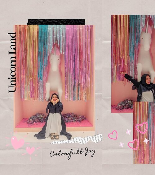 My colorfull unicorn land❤️💛💚💜💙🦄💒🌈...#nrlfjrbrrhOOTD #HijabOOTD #hijabootdindo #modelhijaber #mudaberhijab #dailyhijabootd #clozetteid #style #fashion #hijabfashion #khfijkt #unicornland #mallofindonesia #cuteplace