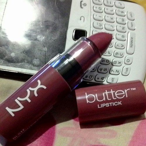 😘😘😘😍😍😚😚Maaaccciiihhhh ayankkk memelll....😘😘😘.brlum dicoba warna yg inii nanti dicoba di capt lagii yaaa... 😘😘 #nyx #nyxbutterlipstick #nyxbutter #clozetteID #lipstick #makeup