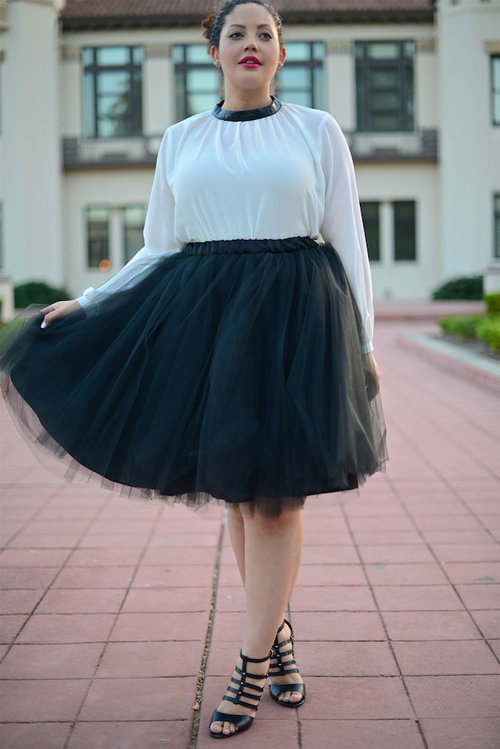 Tutu also perfectly fit for curvy girl