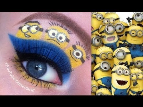 MINIONS Makeup Tutorial - Despicable Me - YouTube