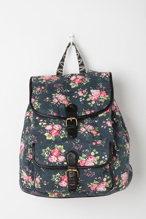Cute floral backpack 