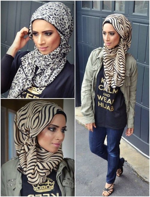 Best Animal Print Hijab Styles!