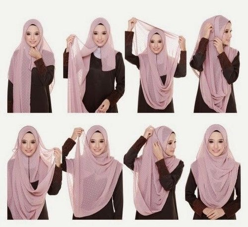  Beautiful chest coverage hijab