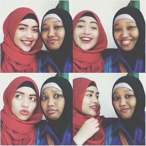 Piece of soul. Miss you, sist!
.
.
.
.
.
.
.
.
.

#wefie #bloggerlife #blogger 
#ootd #hijab #bandung #igers #hotd #indonesia #likeforlike #like4like #sister #friends #friendship #photooftheday #photography #picoftheday #vsco #vscocam #girl #tbt #photogrid #throwbackthursday #vscogood #throwback #happiness #clozetteid #miss
