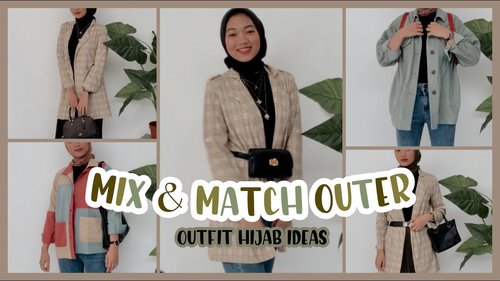 OOTD HIJAB - simple mix & match outer â¨â¤ï¸ð» - YouTube