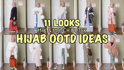 MIX & MATCH OUTER | 11 LOOKS OOTD IDEAS 2019 #04 (Indonesia) | Seviq Febinita - YouTube