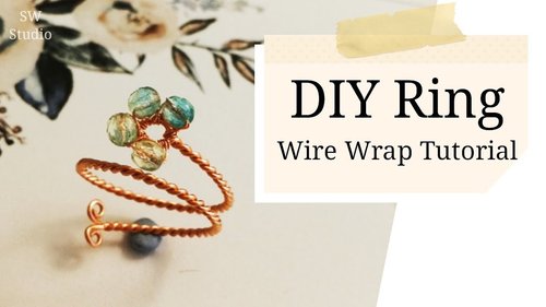 Wire Ring/DIY accessories/DIY Jewelry/Wire wrap ring tutorial - YouTube