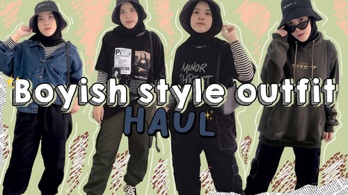 SHOPEE HAUL BOYISH STYLE OUTFIT START 50K! tshirt, hoodie, sweatshirt, cargopants, jogger, dll - YouTube