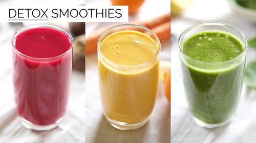 3 DETOX SMOOTHIE RECIPES | easy & healthy smoothies - YouTube