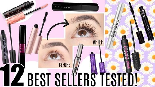 SEPHORA BEST SELLERS MASCARAS TESTED || Best & Worst || Reviews + Close Ups!! - YouTube