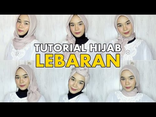 6 STYLE HIJAB UNTUK PAKAI KAFTAN | Tutorial Hijab Segiempat By Amelevans - YouTube
