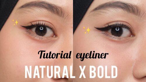 TUTORIAL EYELINER UNTUK PEMULA (natural & bold) | Vaninda Aidina - YouTube