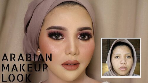 TRY ARABIAN MAKEUP WEDDING LOOK | UCHYLESTARI | BAHASA - YouTube