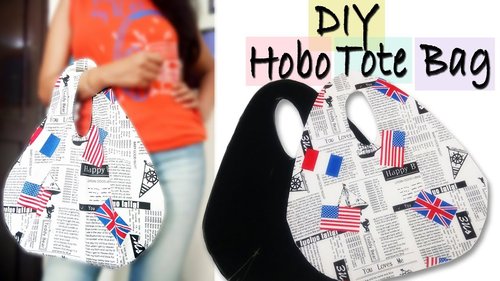 DIY BAG | HOBO TOTE BAG | FULL TUTORIAL WITH PATTERN - YouTube