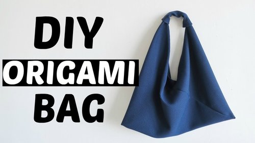 Diy origami style tote bag | easy sewing tutorial - YouTube