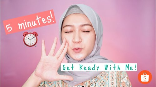 5 MENIT MAKEUP GET READY WITH ME | saritiw - YouTube