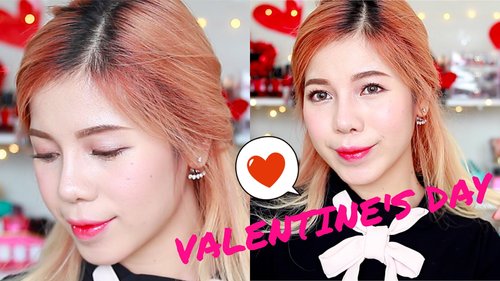 VALENTINE'S DAY PINK MAKEUP (WITH CC ENGSUB) - YouTube