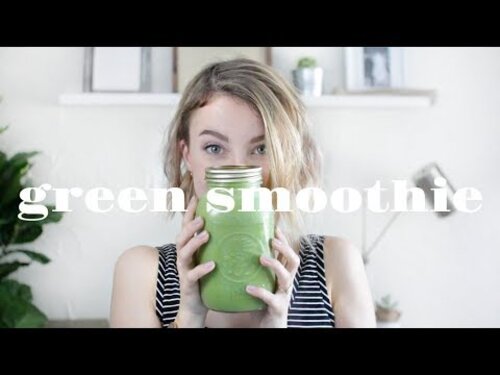 GREEN SMOOTHIE Recipe | Clear Skin & Weight Loss - YouTube