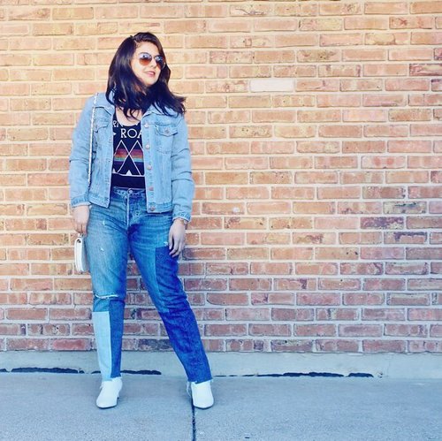 This look is now up on the blog! It has been pending for quite sometime. Between moving in and getting started with classes, it has all been so hectic. 
Click the link on my bio to check it out! Double Denim makes a great statement outfit! #newpost #ontheblog #denimx2 .
.
.
.
.
.
#ootd #photooftheday #fashionblogger #igers #instadaily #mumbai #indian #jakarta #love #blogger #clozetteid #instafashion #igfashion #fashiongram #whatiwore #streetstyleindia #bloggersuperlooks #stylecollective #like4like #sydney