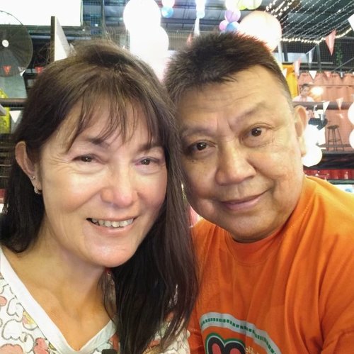 Grow old along with me, please @juztjimz 💕Sharing every laugh, tears, fight, and love for ever...#agechallenge #faceapp #growoldtogether #lovebirds #hubbyandwifey #marriagegoals #clozetteid