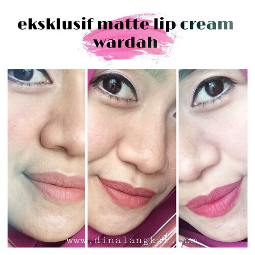 ((GESER)).Cerita nya waktu pertama kali beli lip creamnya wardah berasa kecewa aja karena kok berat yaa dibibir,tapi waktu itu acara ultahnya Female blogger of Banjarmasin hampersnya 3 lip cream wardah sempat mikir “duhh” begitu dicoba..eehh beda lagi teksturnya sama yg keluaran pertama😍 aku sempat punya sekitar 10 shade tapi berhubung bibir kite cuman 1 takut gak kepake jadinya banyak dikasih ke emak.wkwkwk.Btw untuk keseharian aku selalu pakai lip cream @wardahbeauty ini aaakkhh paling suka no 14 .Aku udah pernah nulis tentang #lipcreamwardah ini diblog cari ajaa yaa link ny ada di bio.Kalau tadi aku bilang paling favorite shade 24,kalau kamu suka pakai shade nomor berapa? .#clozetteid #wardahlipcream #wardahlipcreammatte #beautybloggerindonesia #bloggerperempuan #bloggermom #kumpulanemakblogger #wardahkosmetik #bloggergirl #beautybloggerindonesia #kbbvmember #mombloggersclub #mombloggercommunity