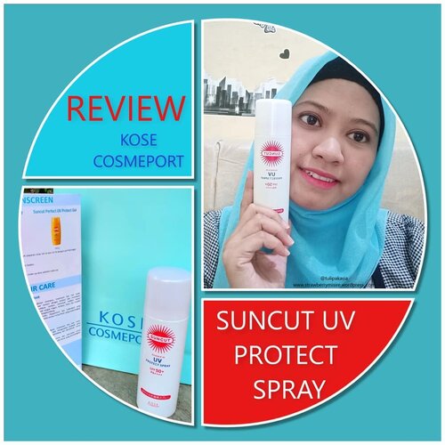 🌞 REVIEW KOSE COSMEPORT SUNCUT UV PROTECT SPRAY 🌞.First impression aku sama Suncut @kosecosmeportid ini sunscreen tapi spray,yaa kemasannya mirip sama hair spray.Yang bikin suka SPF 50+ PA++++ 🤩😍 jadi kita berasa dikasi payung gitu dengan proteksi sebesar itu.Jadi, sunscreen ini bisa kita pakai di tangan,kaki,rambut,dan juga wajah,bahkan bisa untuk base makeup.👍Untuk cara pakainya bisa kita shake dulu 4 kali lalu semprot pada jarak 10-15cm..Review lengkapnya bisa cek di blog n YT aku ⬇️https://strawberrymisire.wordpress.com/2019/07/19/review-kose-cosmeport-suncut-uv-protect-spray/.⬇️https://youtu.be/XRyj0FS4k68.#kosecosmeportid #suncutuvprotectspray #suncutspray #sunscreenspray #sunscreenmultifungsi#clozetteid #beautychannelidtrend #setterspace #beautyreviewindonesia #kbbvfeatured #bloggerperempuan #beautybloggerindonesia