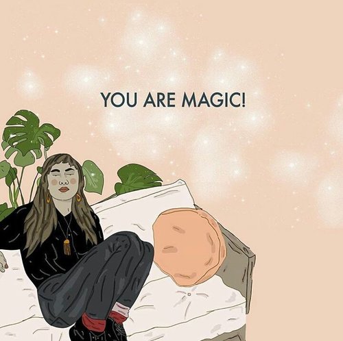 You are magic babe, be grateful for who you are ! #Clozetteid #clozettequote #bloggerstyle #styleblogger