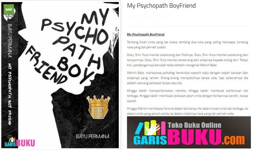 My Psychopath BoyFriend • Buku My Psychopath BoyFriend by Bayu Permana ISBN 9786025508165 • Jual Buku Novel My Psychopath BoyFriend • Download eBook My Psychopath BoyFriend PDF  //  http://bridgeurl.com/my-psychopath-boyfriend-buku-my-psychopath-boyfriend-by-bayu-permana-isbn-9786025508165-jual-buku-novel-my-psychopath-boyfriend-download-ebook-my-psychopath-boyfriend-pdf  // My Psychopath BoyFriend • Buku My Psychopath BoyFriend by Bayu Permana ISBN 9786025508165 • Jual Buku Novel My Psychopath BoyFriend • Download eBook My Psychopath BoyFriend PDF  // http://garisbuku.com/shop/my-psychopath-boy-friend/