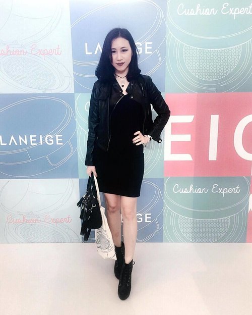 Thank you @laneigeid for inviting me to you event today. It was lovely event 😘 
Wear my #DolceK from @kyliejenner
📸 : @iteiteite .
.
.
#ladies_journal #clozette #clozetteid #laneige #ootd #beautyblogger #bblogger #beauty #event #indonesia #fashion #black #blackfashion