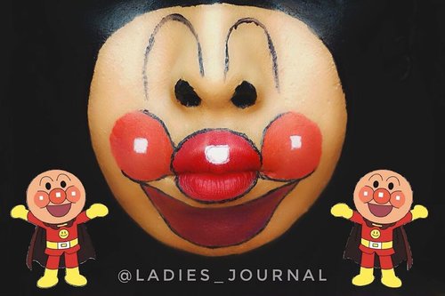 LMAO Sorry @chakacola your Anpanman become Clown 🤡 😭🤣🤣🤣 #ladies_journal #facepainting #facepaint #anpanman #anpan #sfxmakeup #sfx #mua #makeup #undiscovered_muas #clozette #clozetteid #makeuptransformation #halloweenmakeup #halloween
