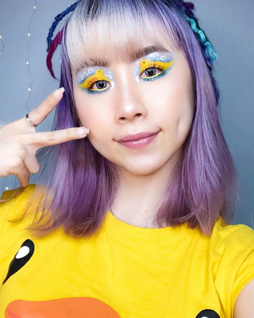 Makeup Idea for @itstheship 🐤💛?
Who is gg this year? 
Inspired by @sincerely_mels on her “RUBBER DUCK 🛁 “

Key Products:
🐤 @jeffreestarcosmetics #jawbreaker 🐤 @makeupforeversg 12 Flash Color Case
🐤 @nakeupface_sg C-Cup Deep Volume Lip-Tox in Ballerina Pink

#ladies_journal #rubberduck #makeup #makeupartist #mua #makeuplooks #itstheship #undiscovered_muas #halloweenmakeup #beauty #clozette #clozetteid
