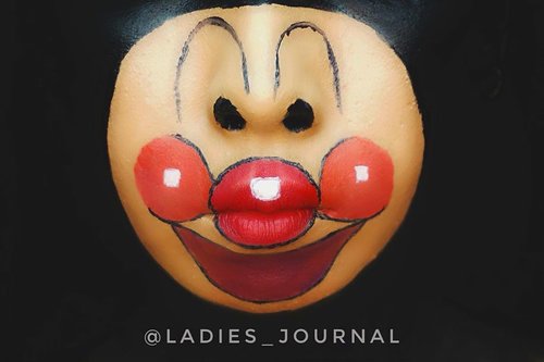 LMAO Sorry @chakacola your Anpanman become Clown 🤡 😭🤣🤣🤣 #ladies_journal #facepainting #facepaint #anpanman #anpan #sfxmakeup #sfx #mua #makeup #undiscovered_muas #clozette #clozetteid