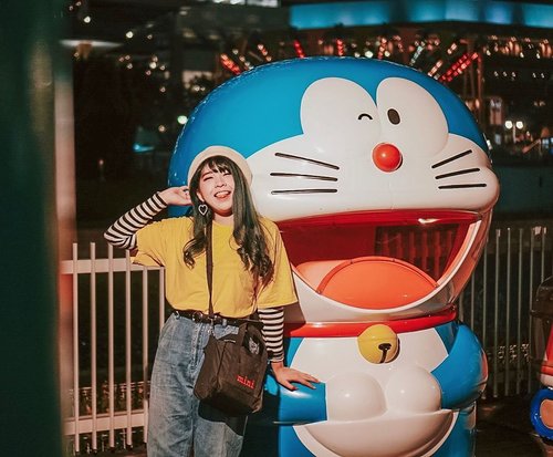 Doraemon & me /
.
📷 @williamiskandar .
.
.
.
#clozette #clozetteid #yokohama #yunitainjapan #japan #explorejapan #wheninjapan #travel #doraemon #cosmoworld